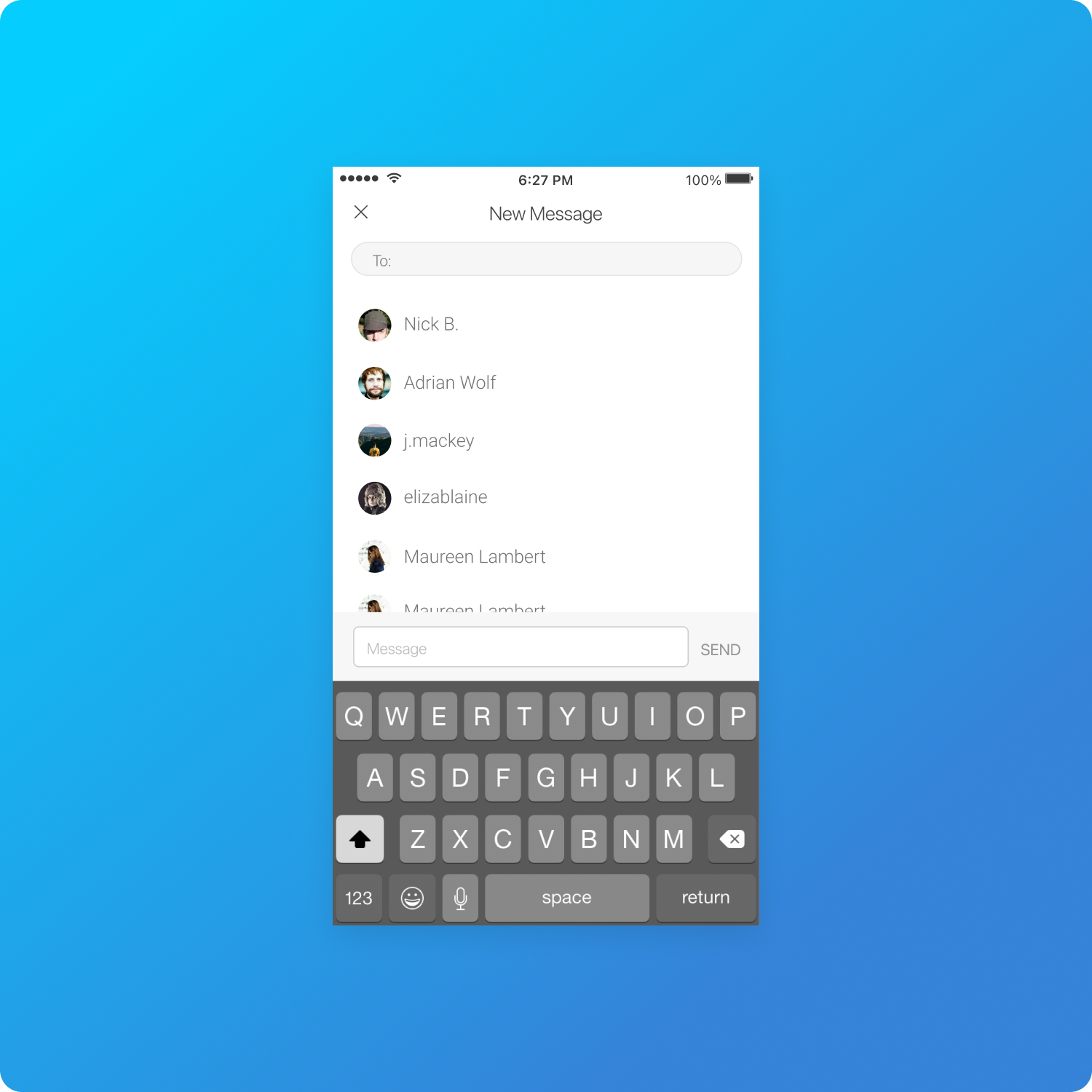 Looplist design work