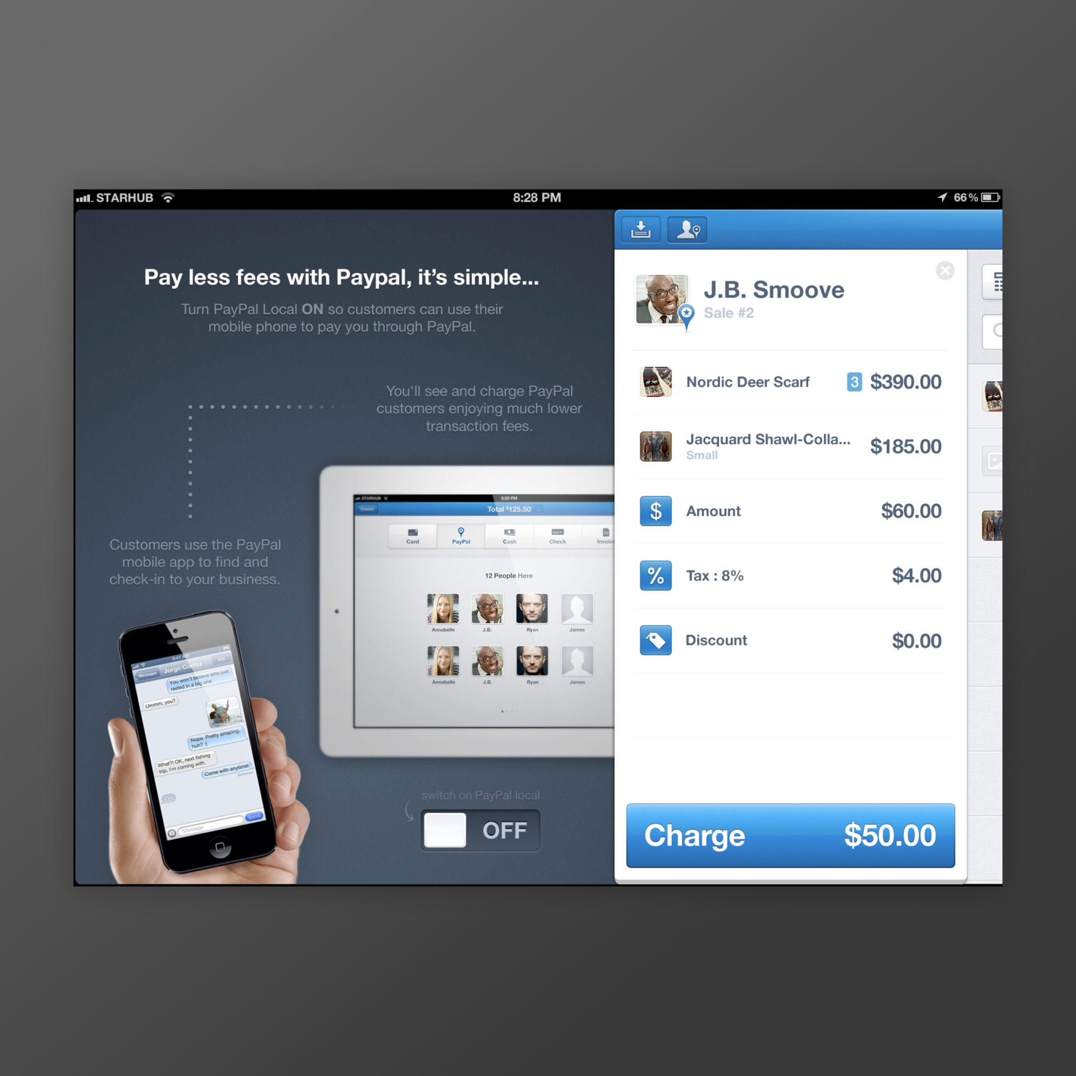 PayPal Here design work