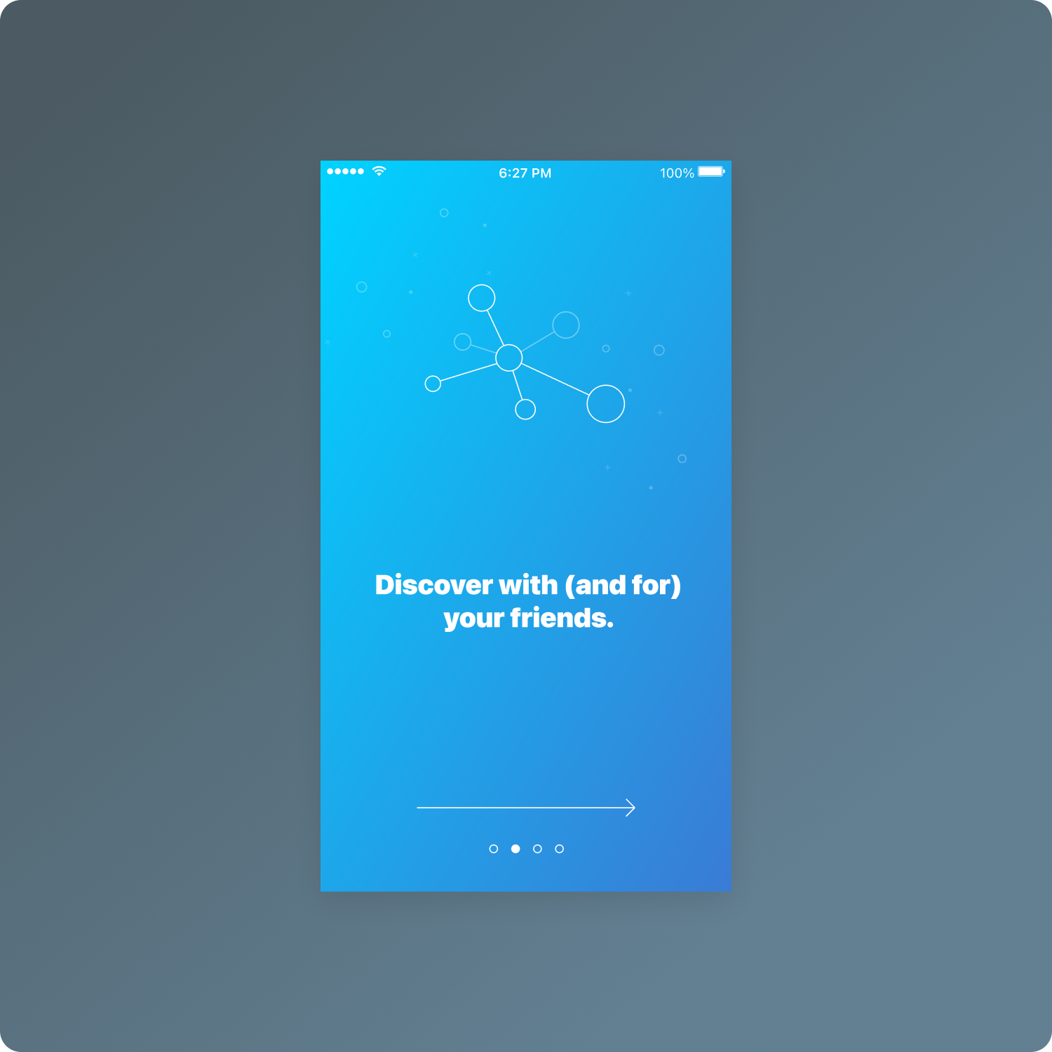 screenshot of visual design work