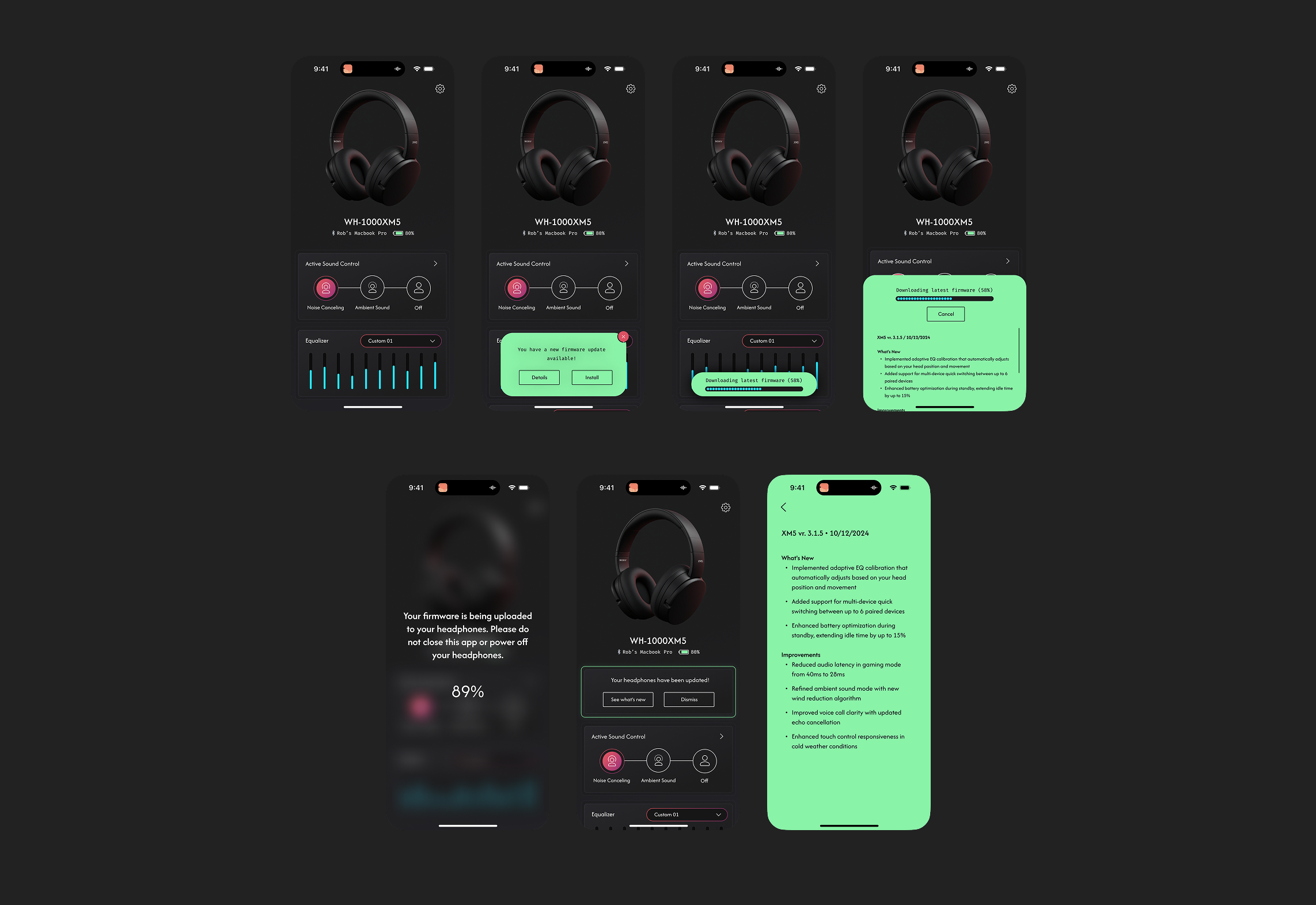 Sony SoundConnect Landing Screen