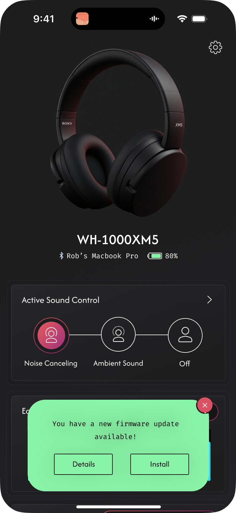 Firmware Update Notification