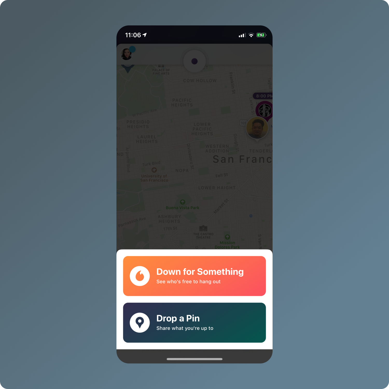 screenshot of visual design work