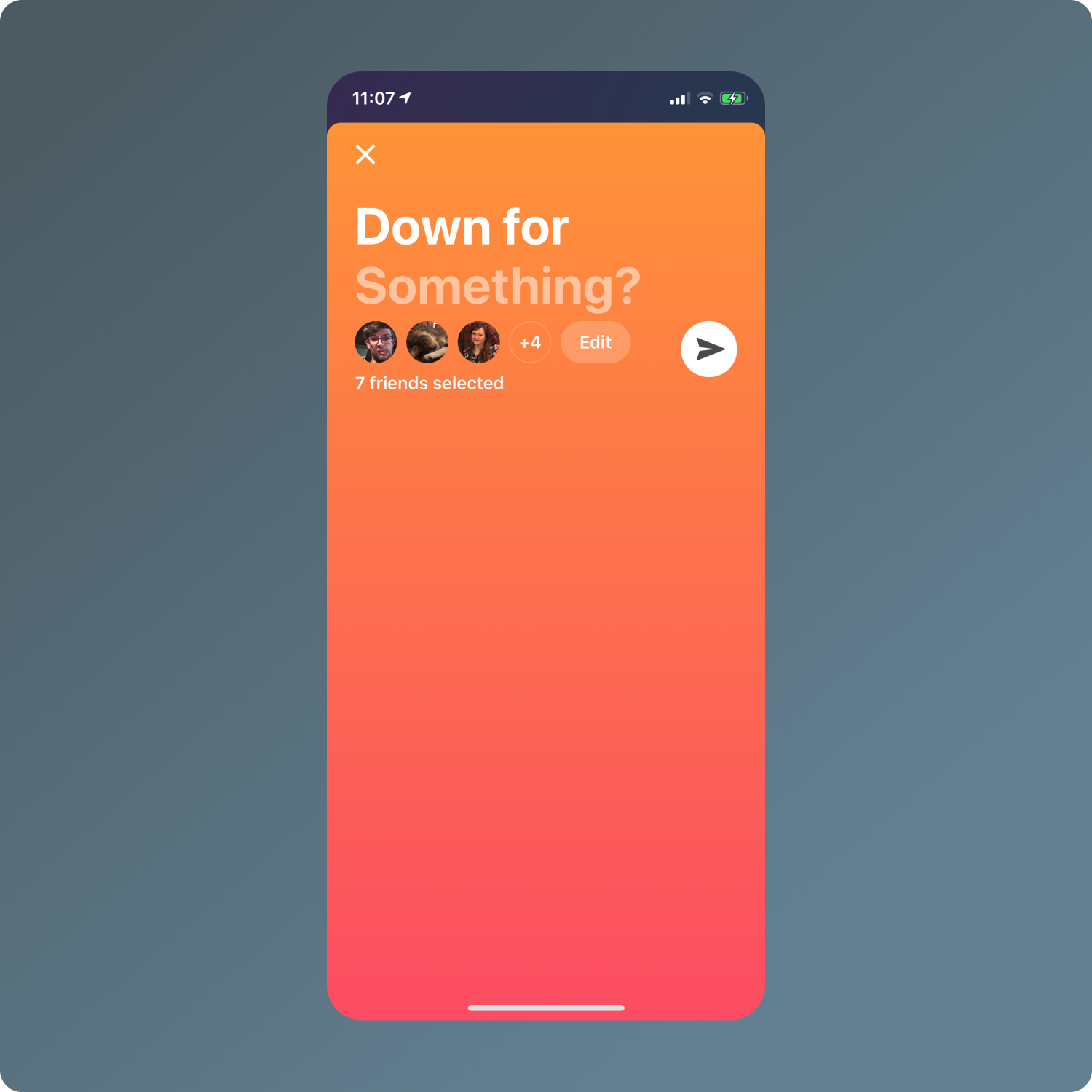 screenshot of visual design work