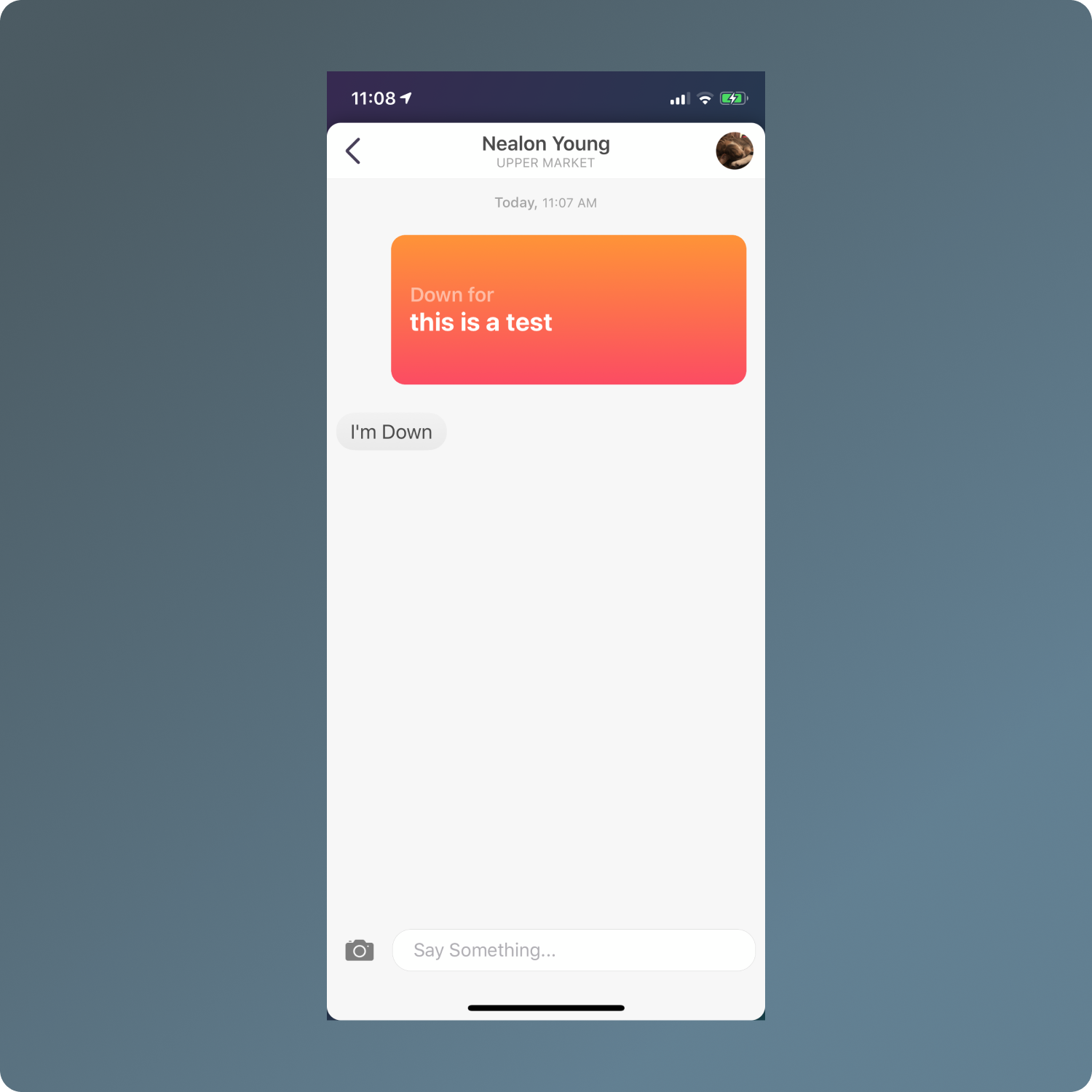 screenshot of visual design work