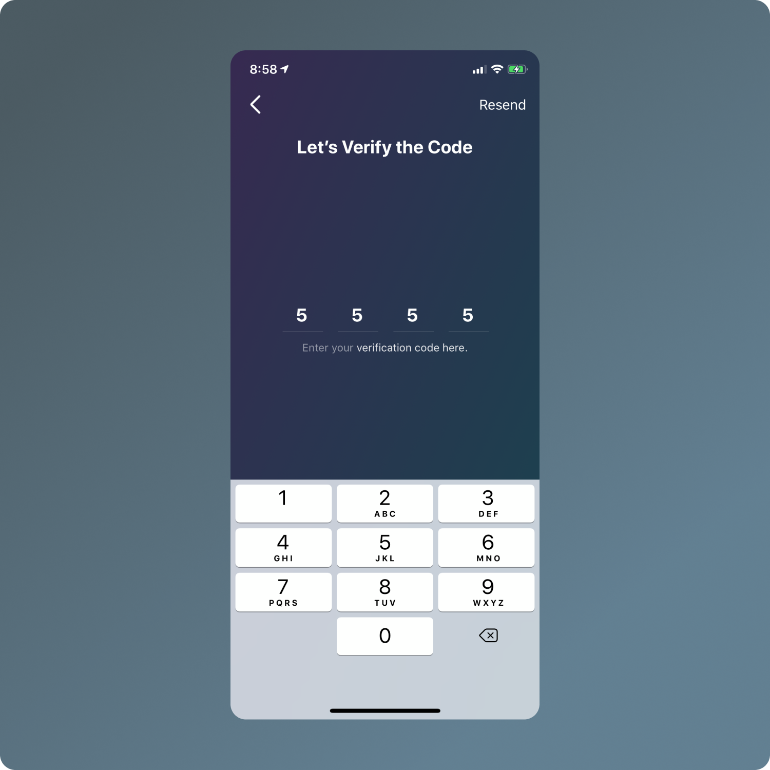 screenshot of visual design work