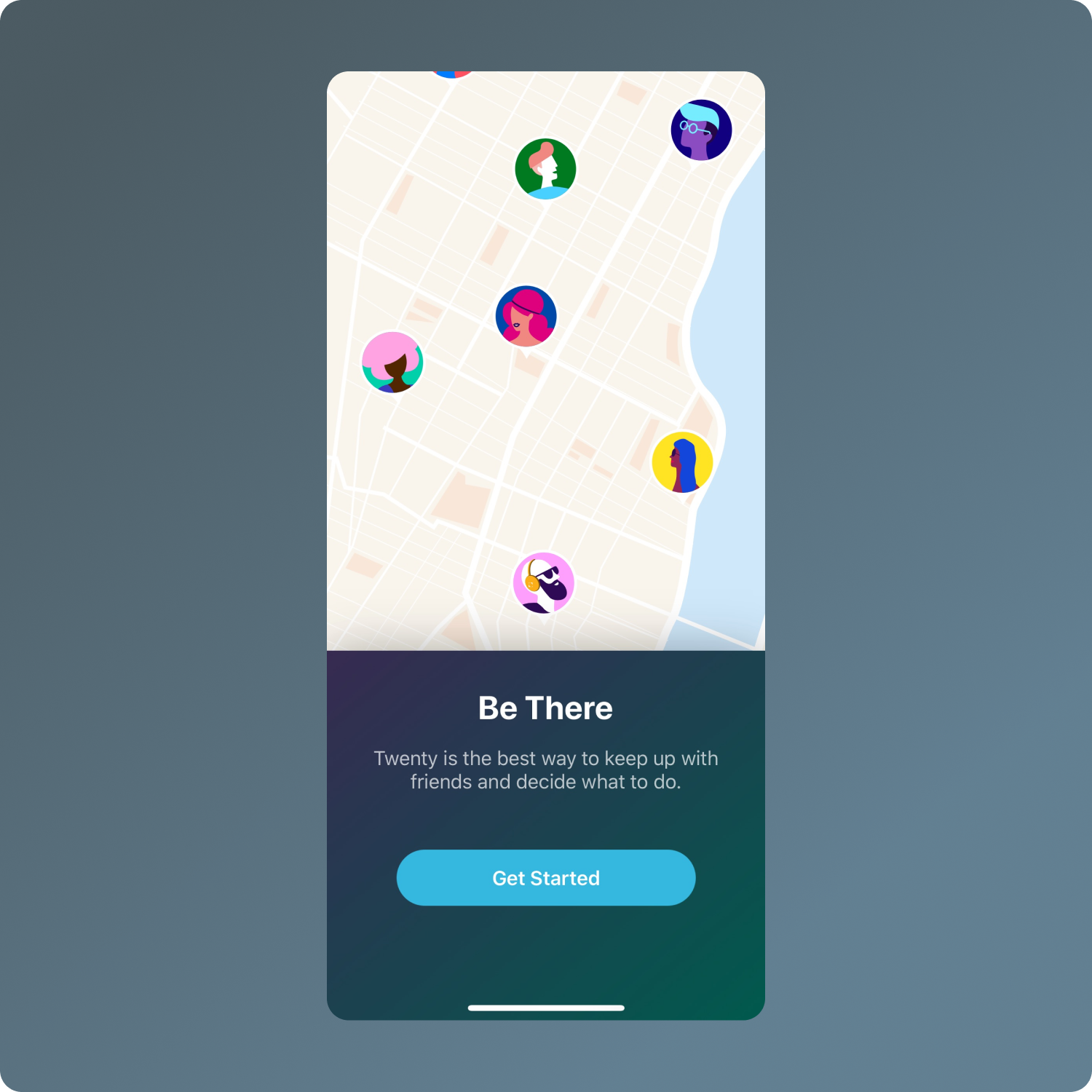 screenshot of visual design work