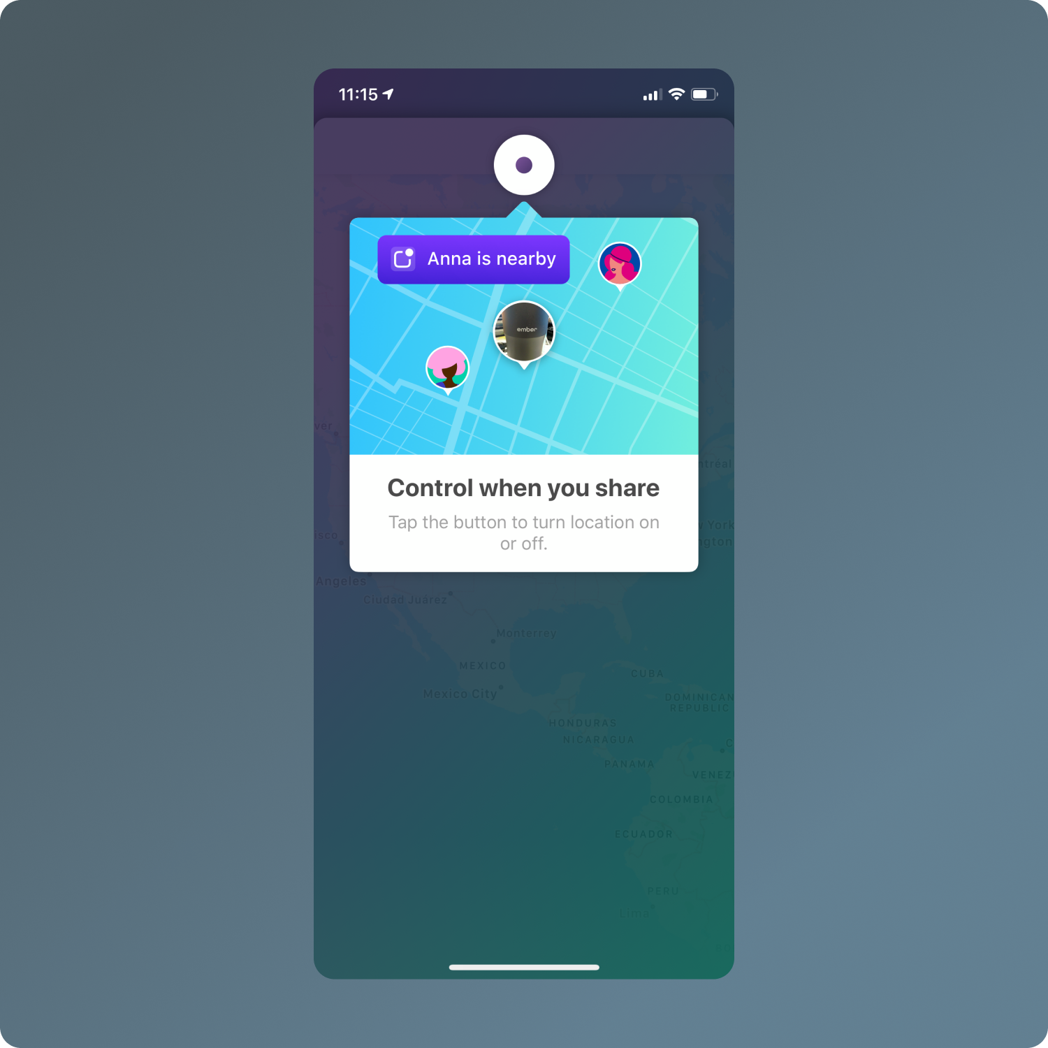 screenshot of visual design work