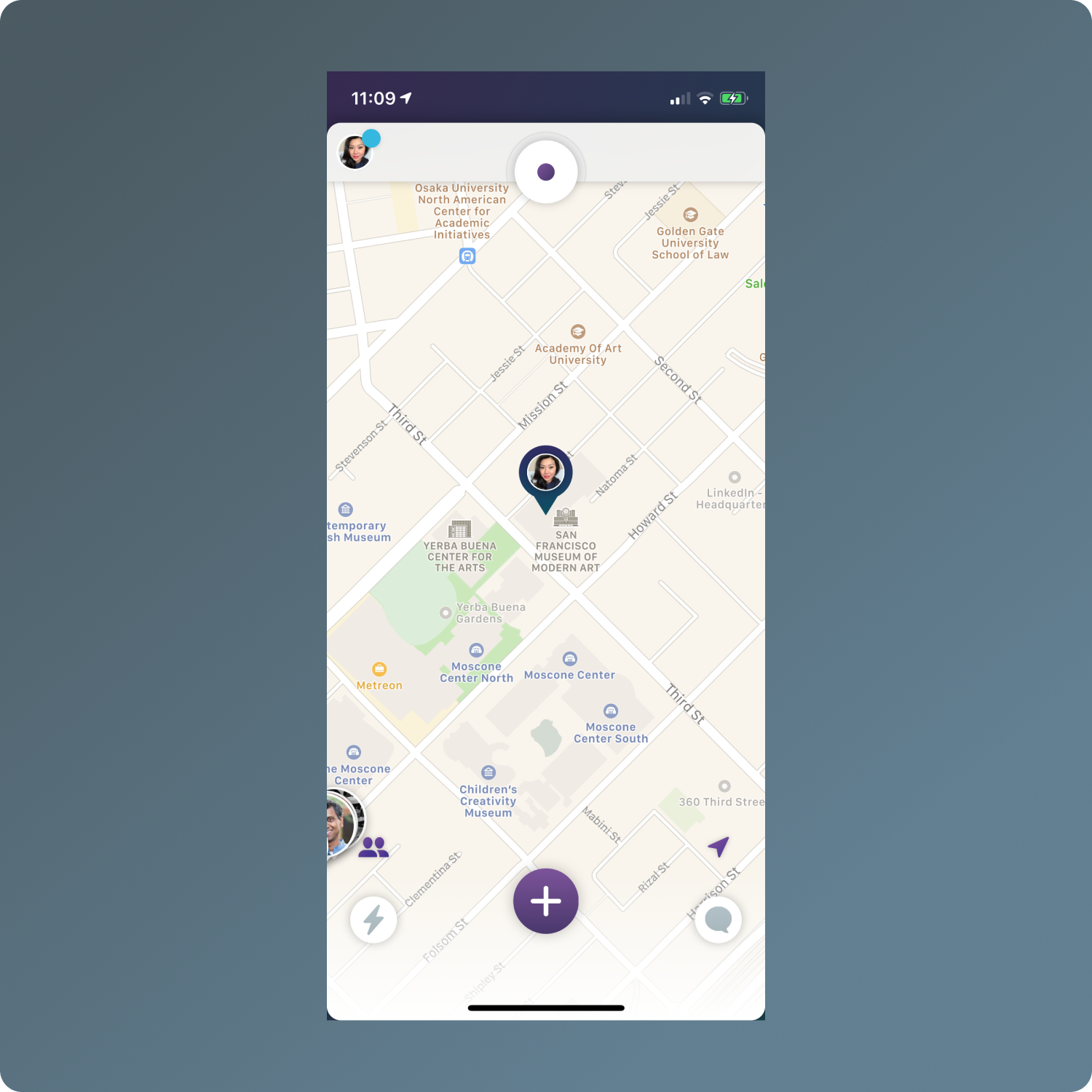 screenshot of visual design work