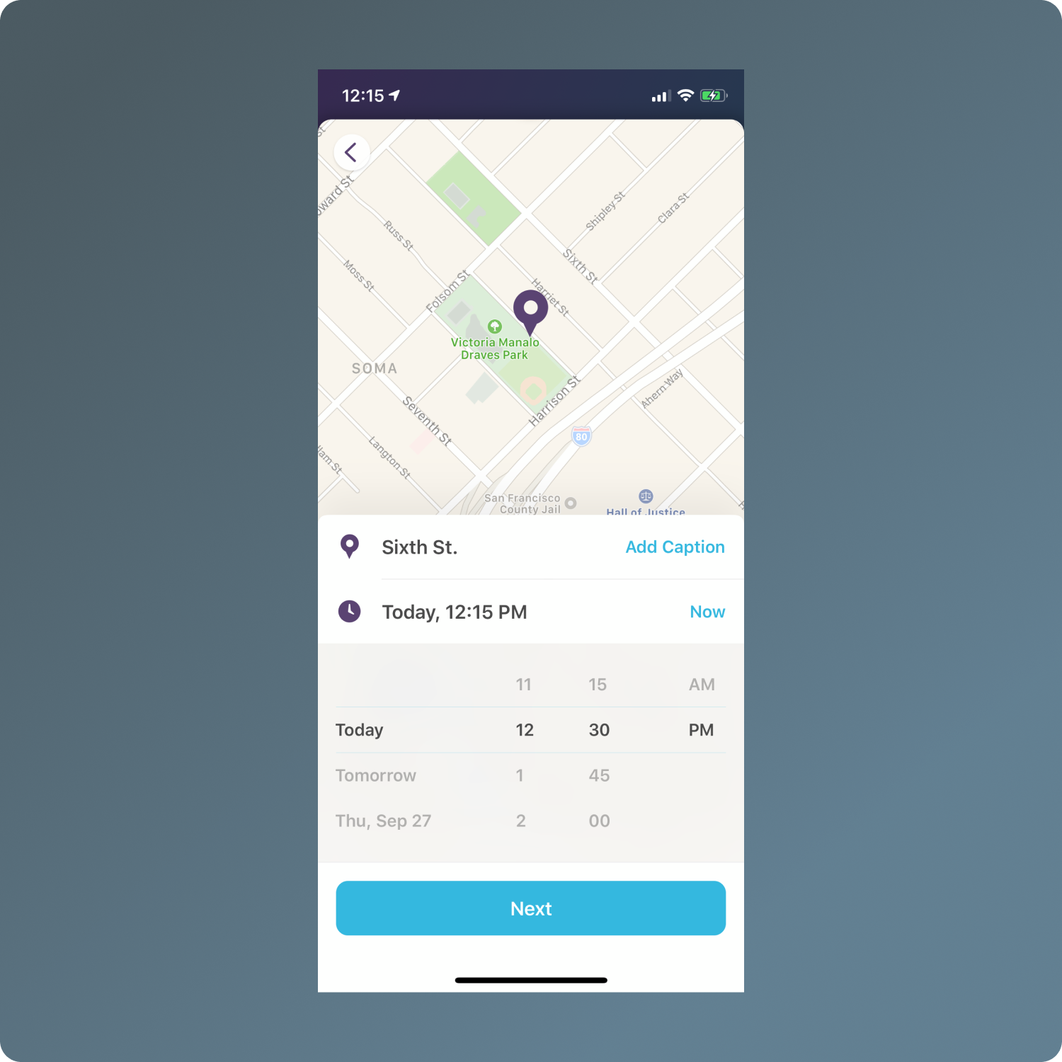 screenshot of visual design work